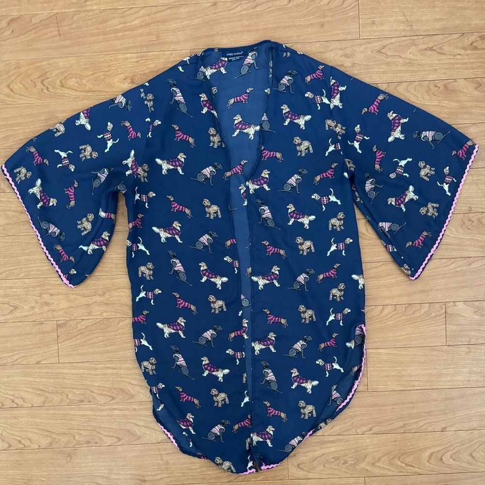 Simply Southern Dog Print Kimono